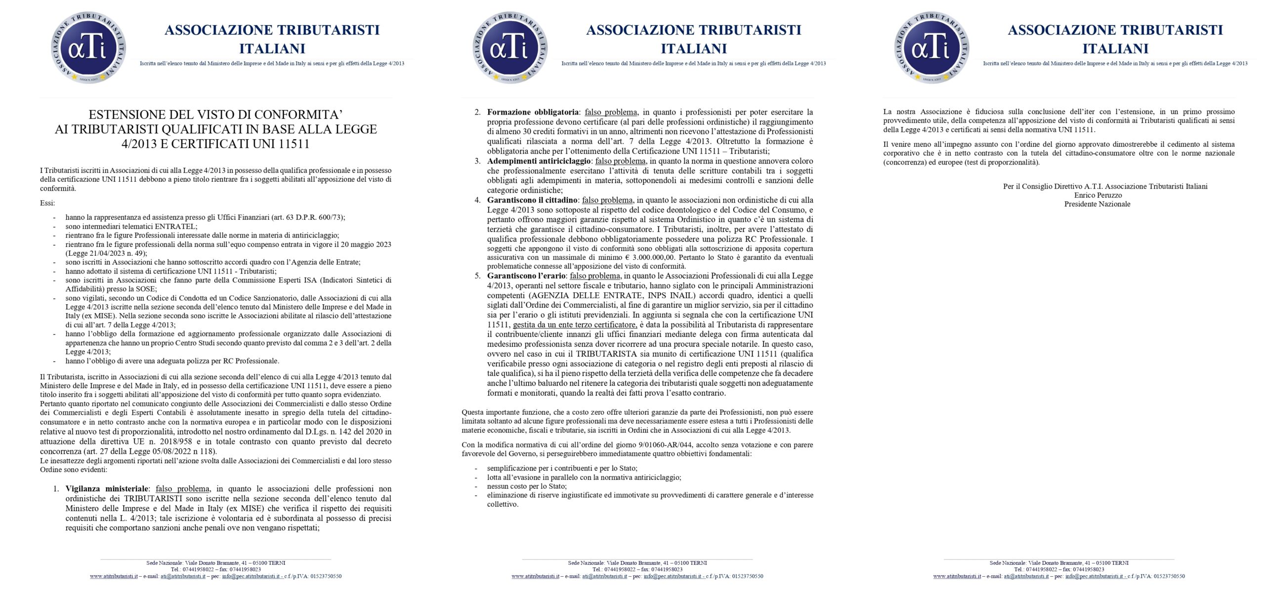 comunicato sull'estensione del visto di conformità maggio 2023 completo